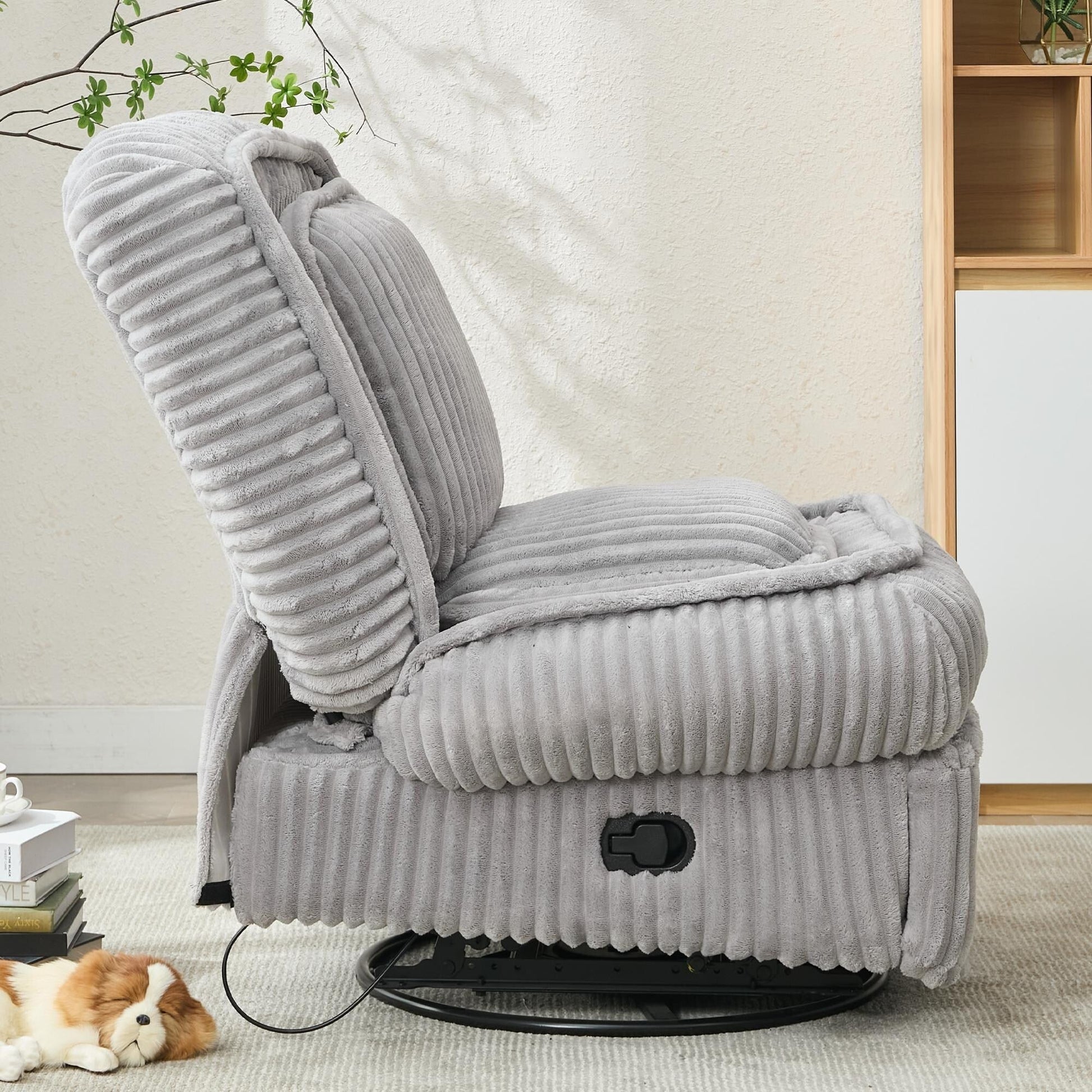 Sofa basculant pivotant à 360°, canapé inclinable, fauteuil basculant manuel sans accoudoirs, pour salon ou bureau.