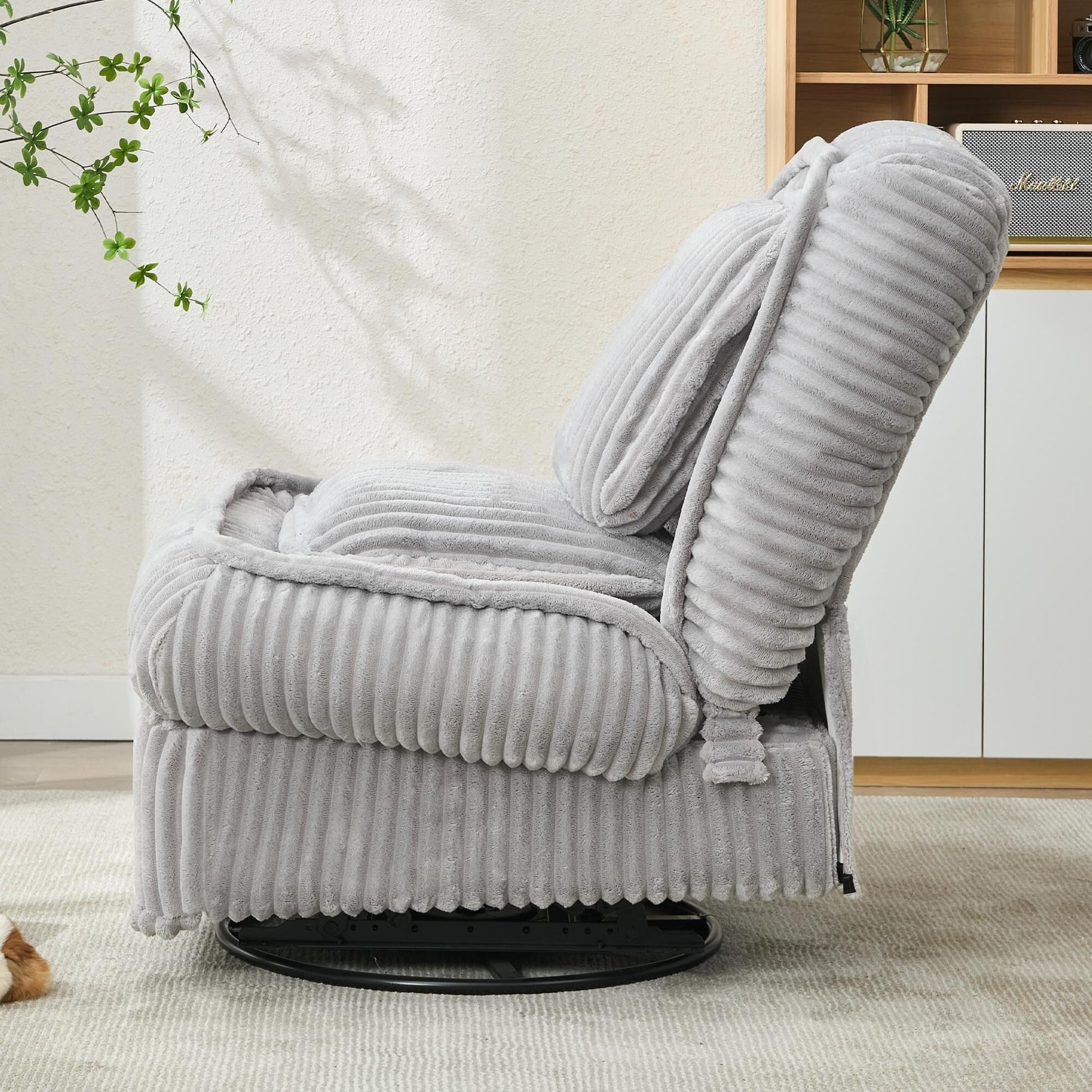 Sofa basculant pivotant à 360°, canapé inclinable, fauteuil basculant manuel sans accoudoirs, pour salon ou bureau.