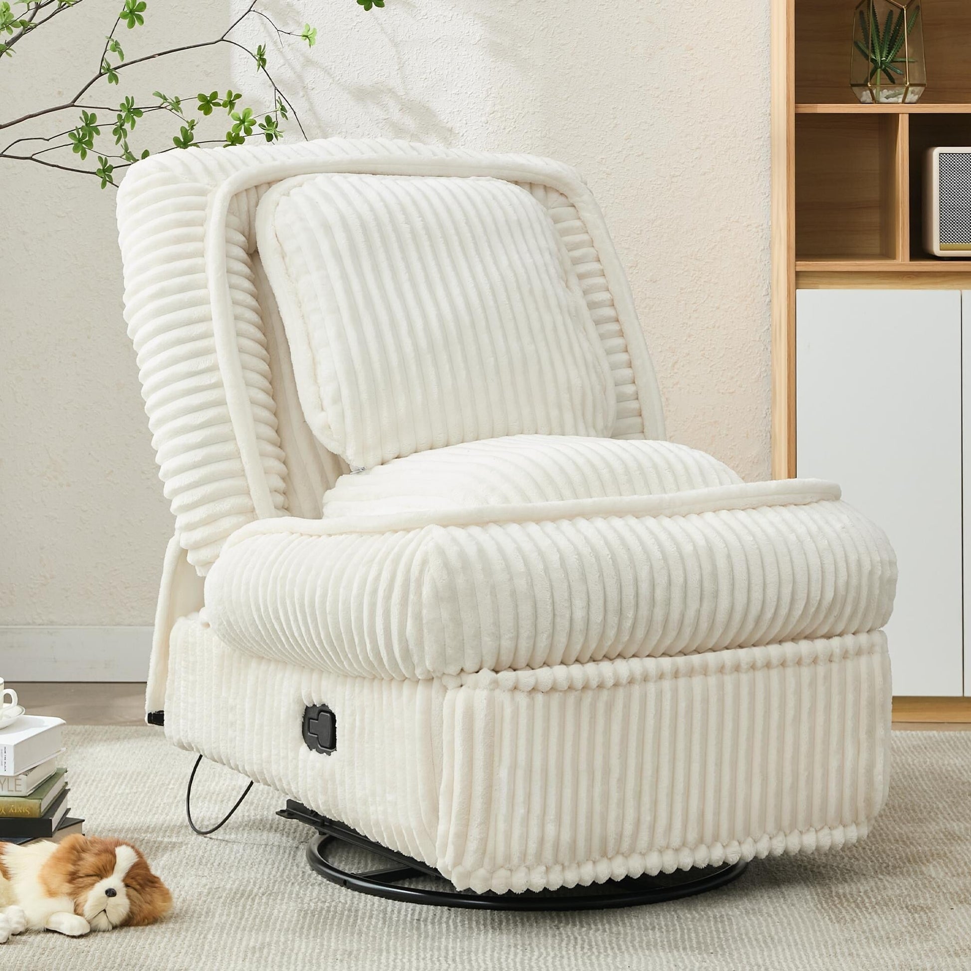 Sofa basculant pivotant à 360°, canapé inclinable, fauteuil basculant manuel sans accoudoirs, pour salon ou bureau.