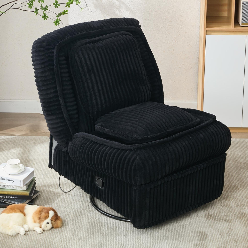 Sofa basculant pivotant à 360°, canapé inclinable, fauteuil basculant manuel sans accoudoirs, pour salon ou bureau.