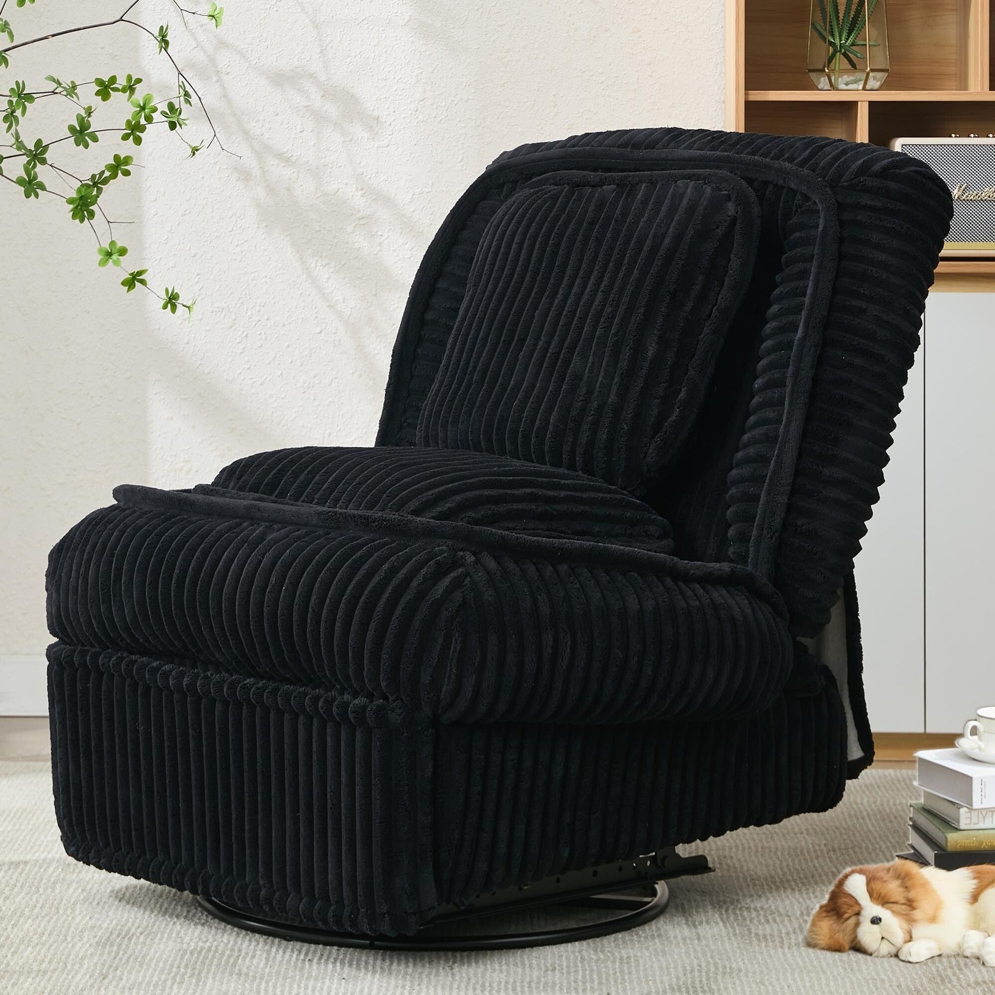 Sofa basculant pivotant à 360°, canapé inclinable, fauteuil basculant manuel sans accoudoirs, pour salon ou bureau.