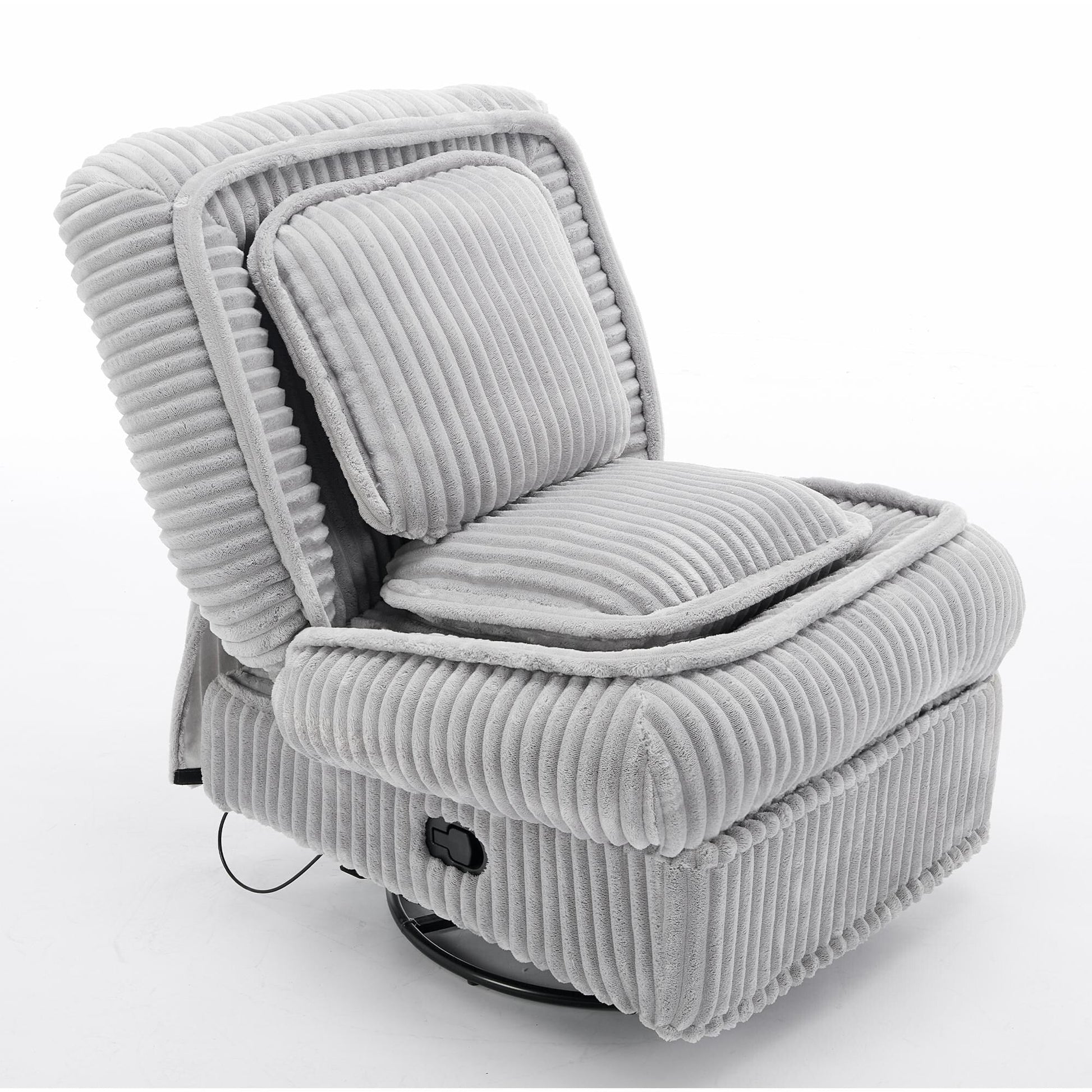 Sofa basculant pivotant à 360°, canapé inclinable, fauteuil basculant manuel sans accoudoirs, pour salon ou bureau.