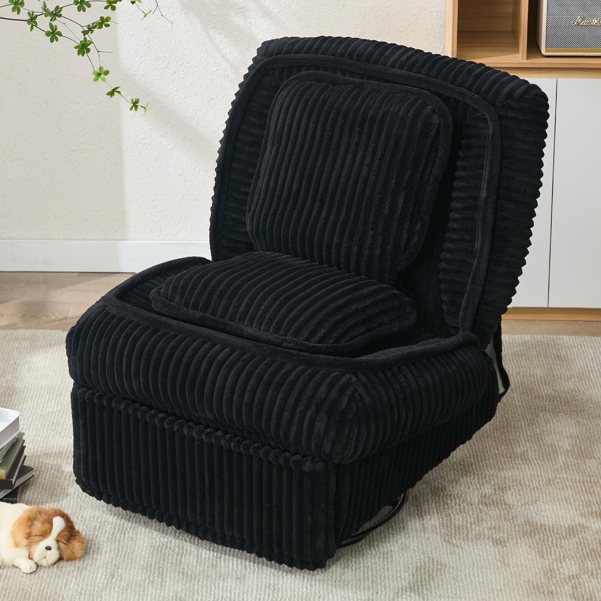 Sofa basculant pivotant à 360°, canapé inclinable, fauteuil basculant manuel sans accoudoirs, pour salon ou bureau.