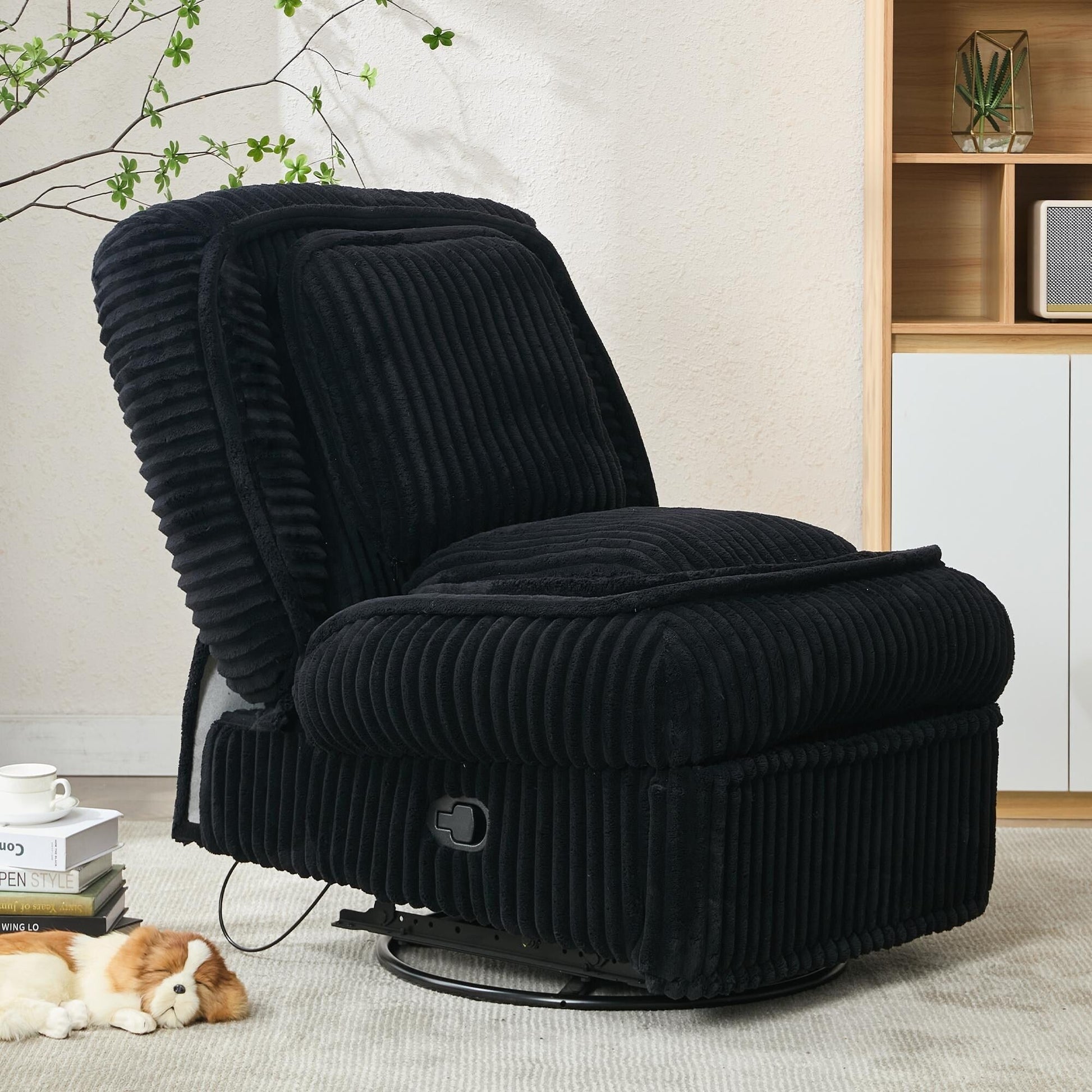 Sofa basculant pivotant à 360°, canapé inclinable, fauteuil basculant manuel sans accoudoirs, pour salon ou bureau.