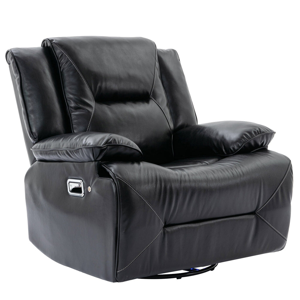 360° Swivel and Rocking Home Theater Recliner