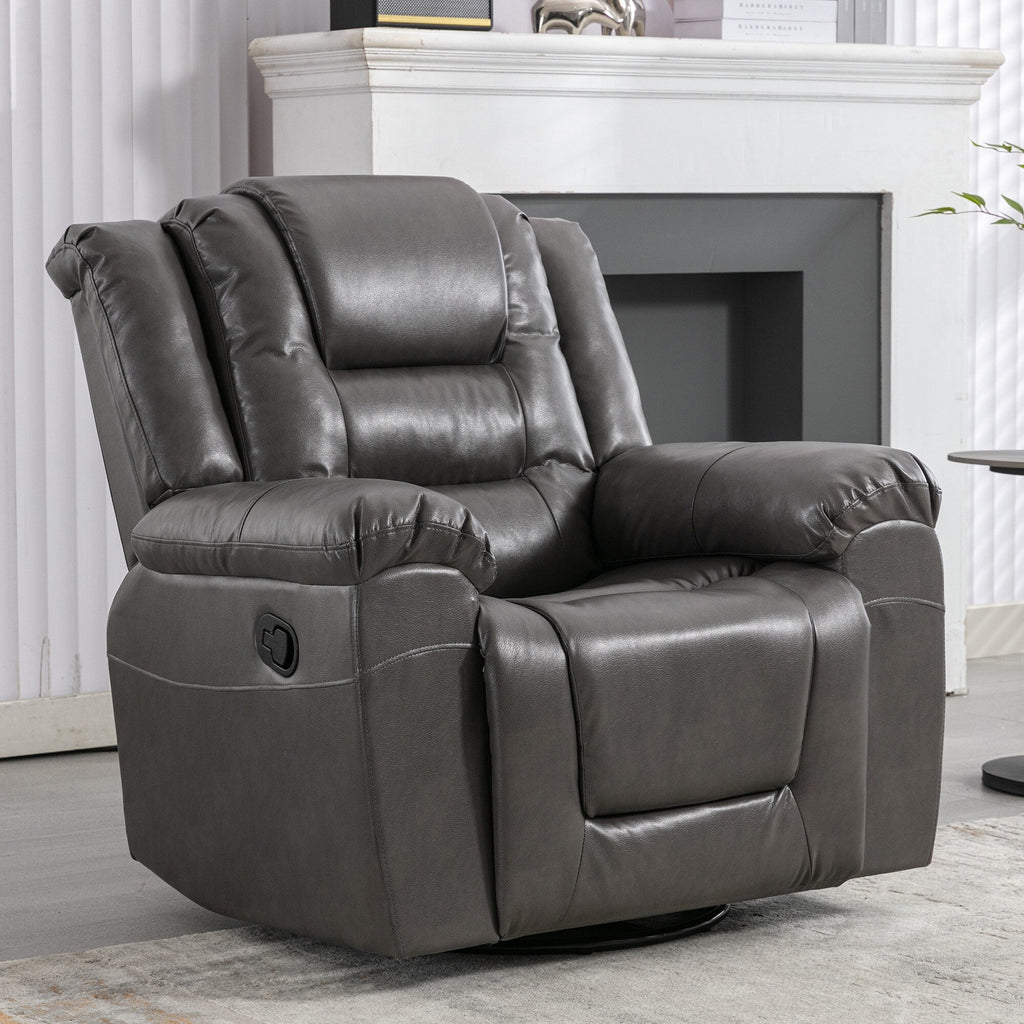 360°Swivel and Rocking Home Theater Recliner