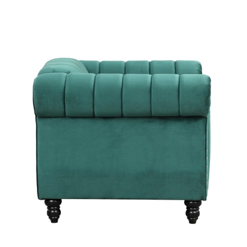 39 Canapé moderne, revêtement en tissu moelleux néerlandais