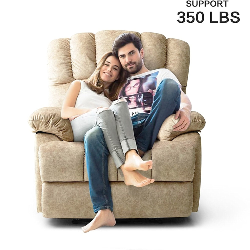 Fauteuil inclinable manuel surdimensionné 41W, canapé-lit inclinable extra large