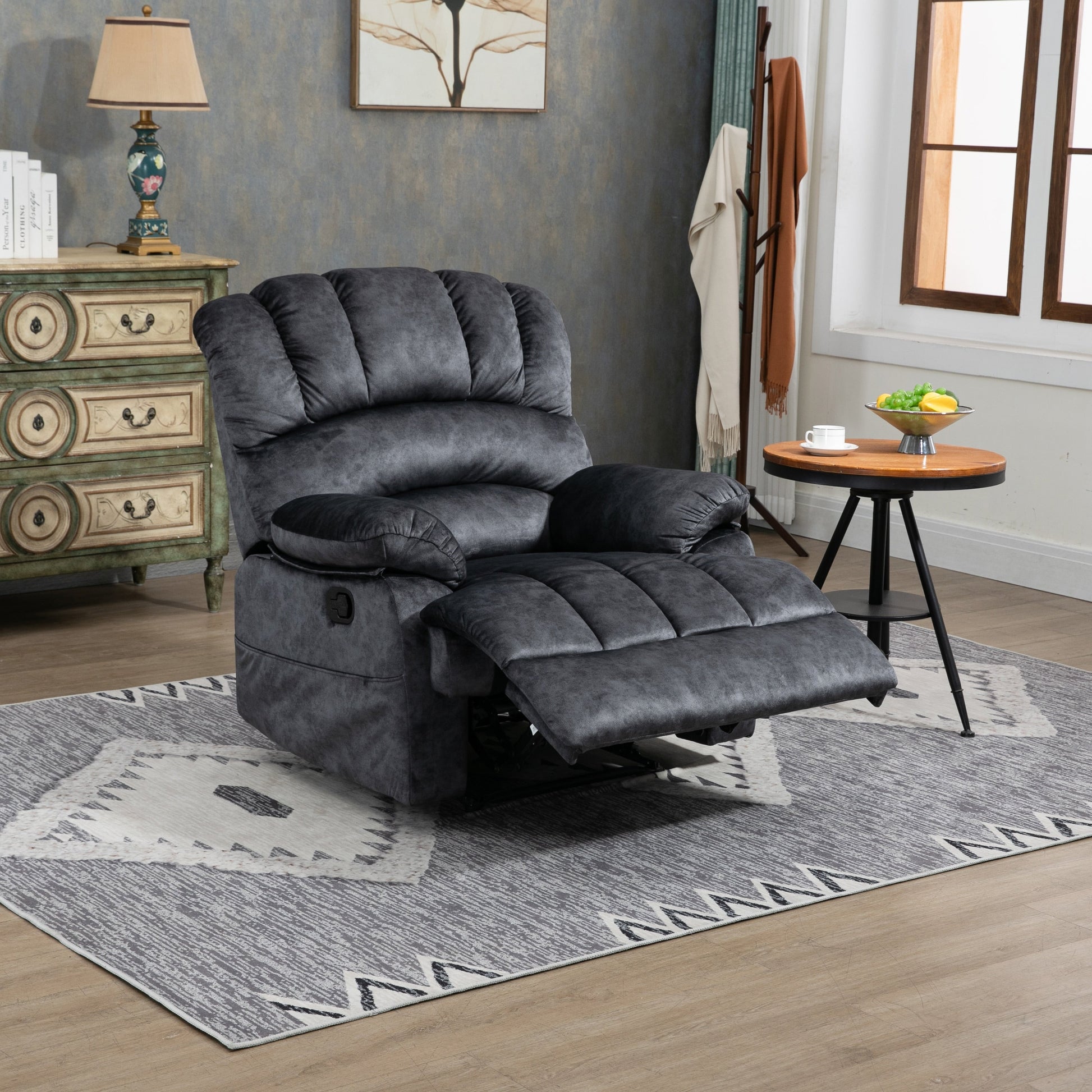 Fauteuil inclinable manuel surdimensionné 41W, canapé-lit inclinable extra large