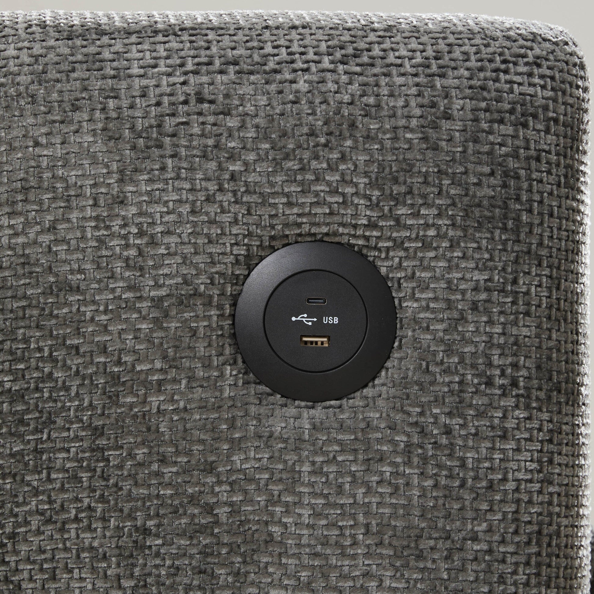 Fauteuil Chenille 42*33, siège large, double chargeur, 2 couleurs