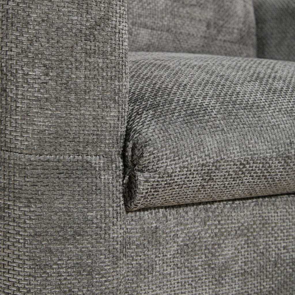Canapé simple 42*33, fauteuil avec large assise, chargeur double port, design à lignes contrastées et capitonné, mousse haute densité.