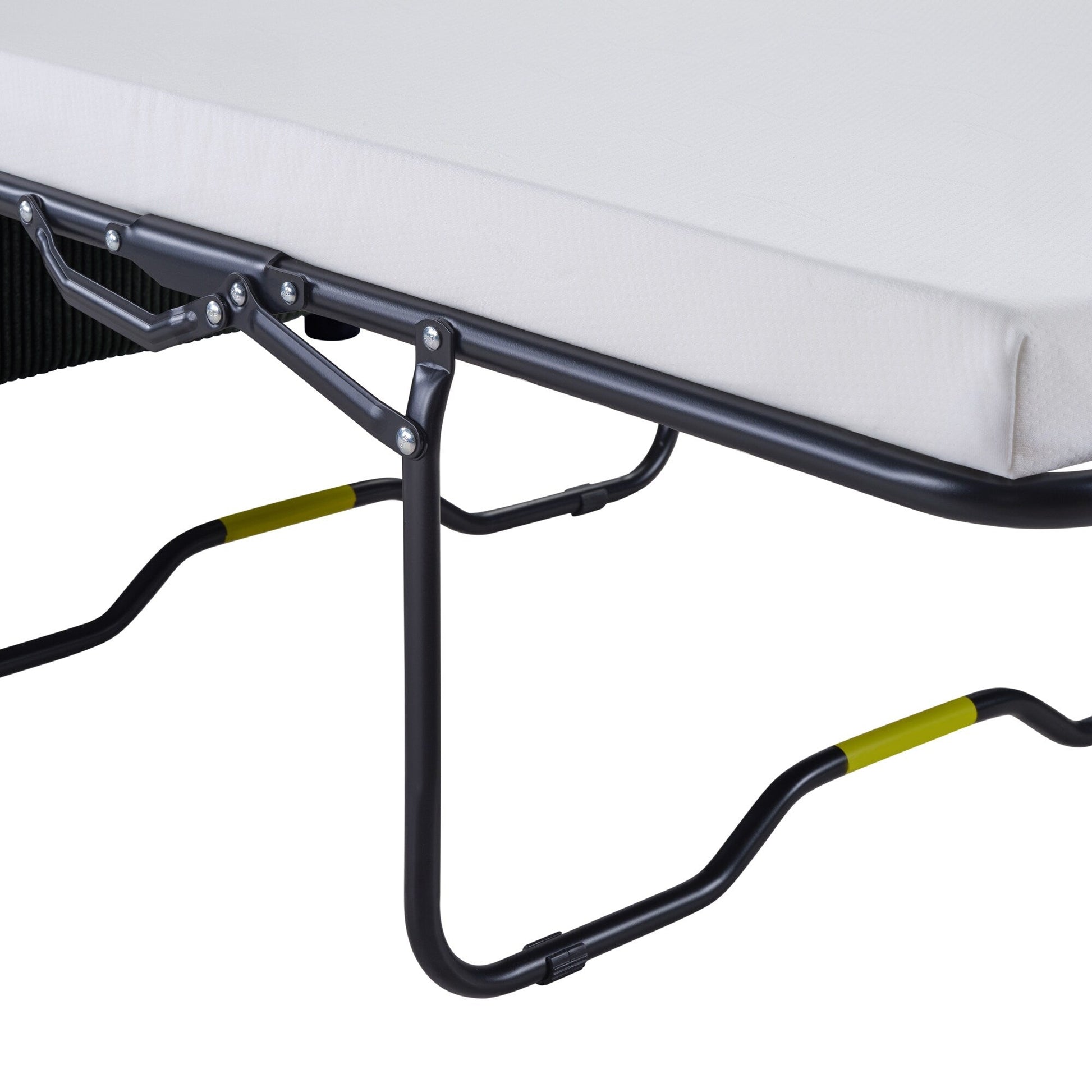47.2 Corduroy Twin Sleeper Sofa with Foldable Mattress, Side Table, USB Ports, and Storage Pocket