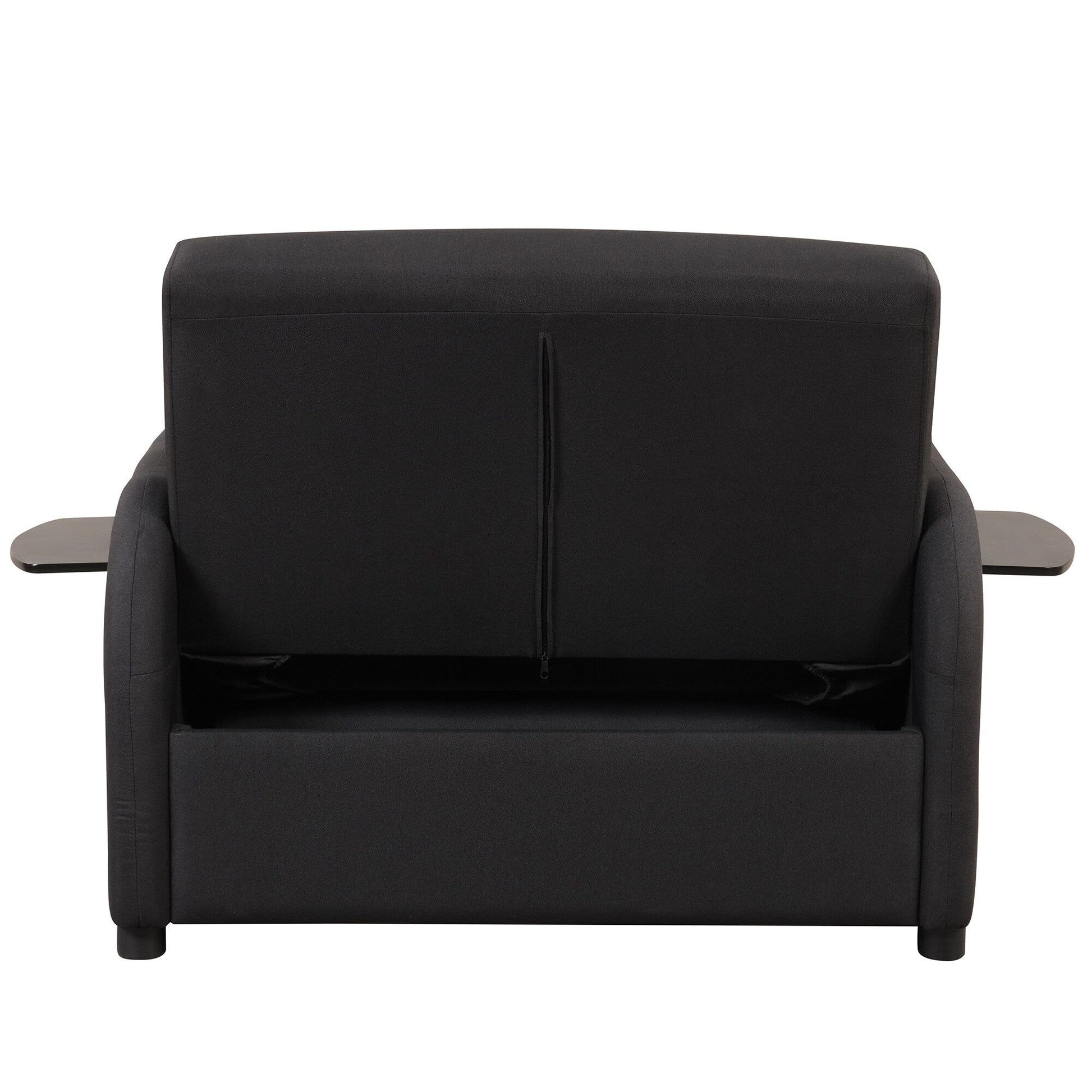 48.82-Seater Sleeper Sofa 3 in 1 with 2 Wing Table and USB Charge