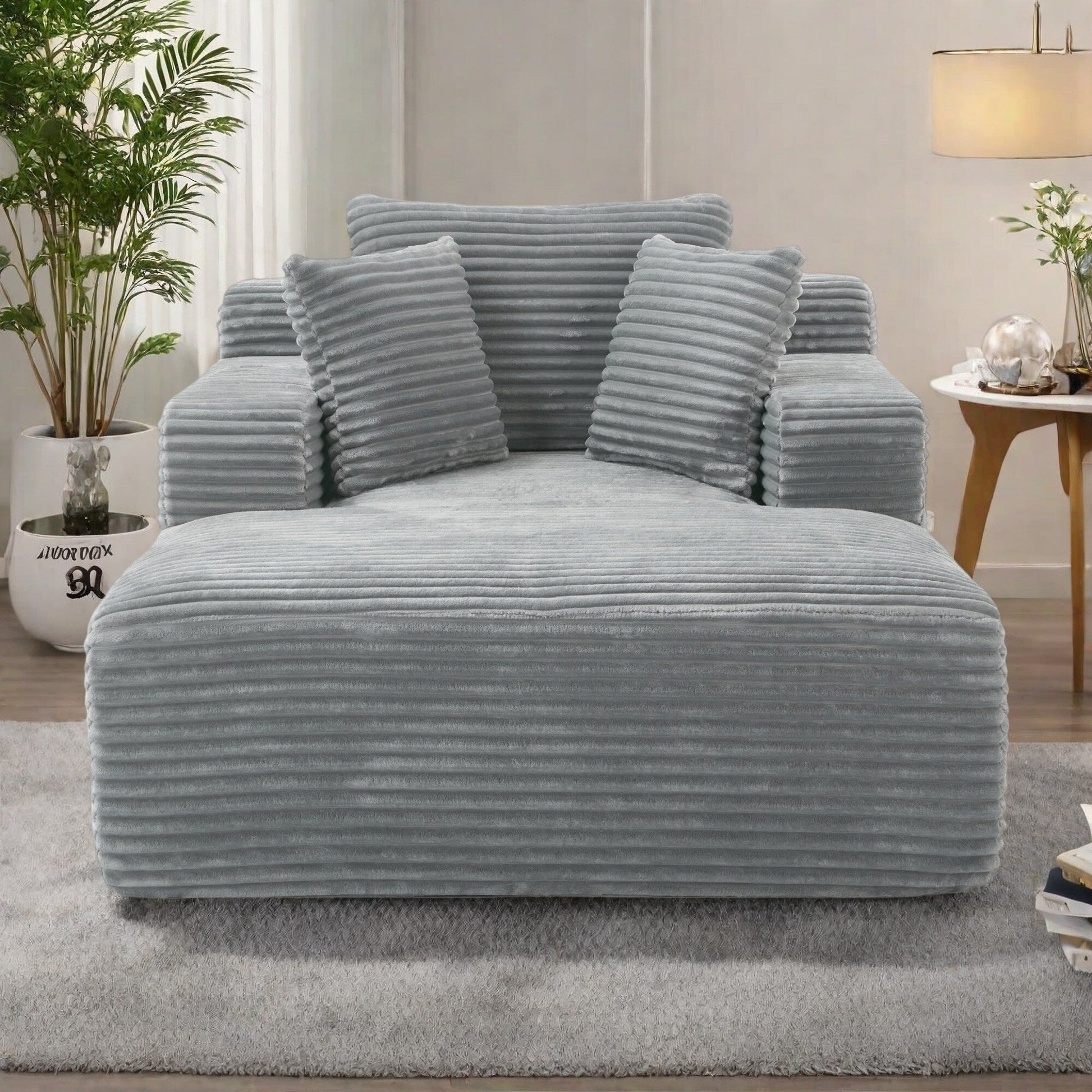 48.82-Seater Sleeper Sofa with Removable Pillows for Living Room and Bedroom