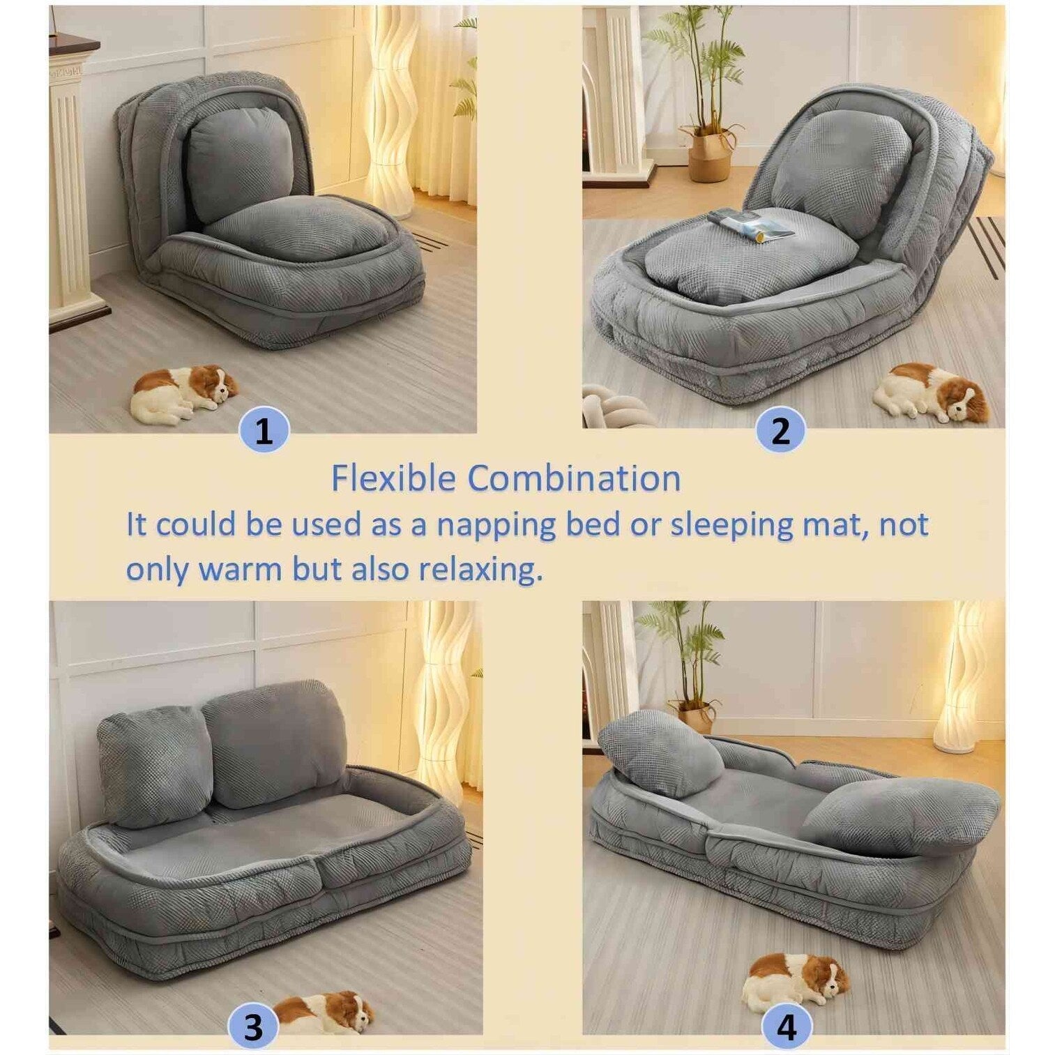 Canapé-lit inclinable à 5 positions