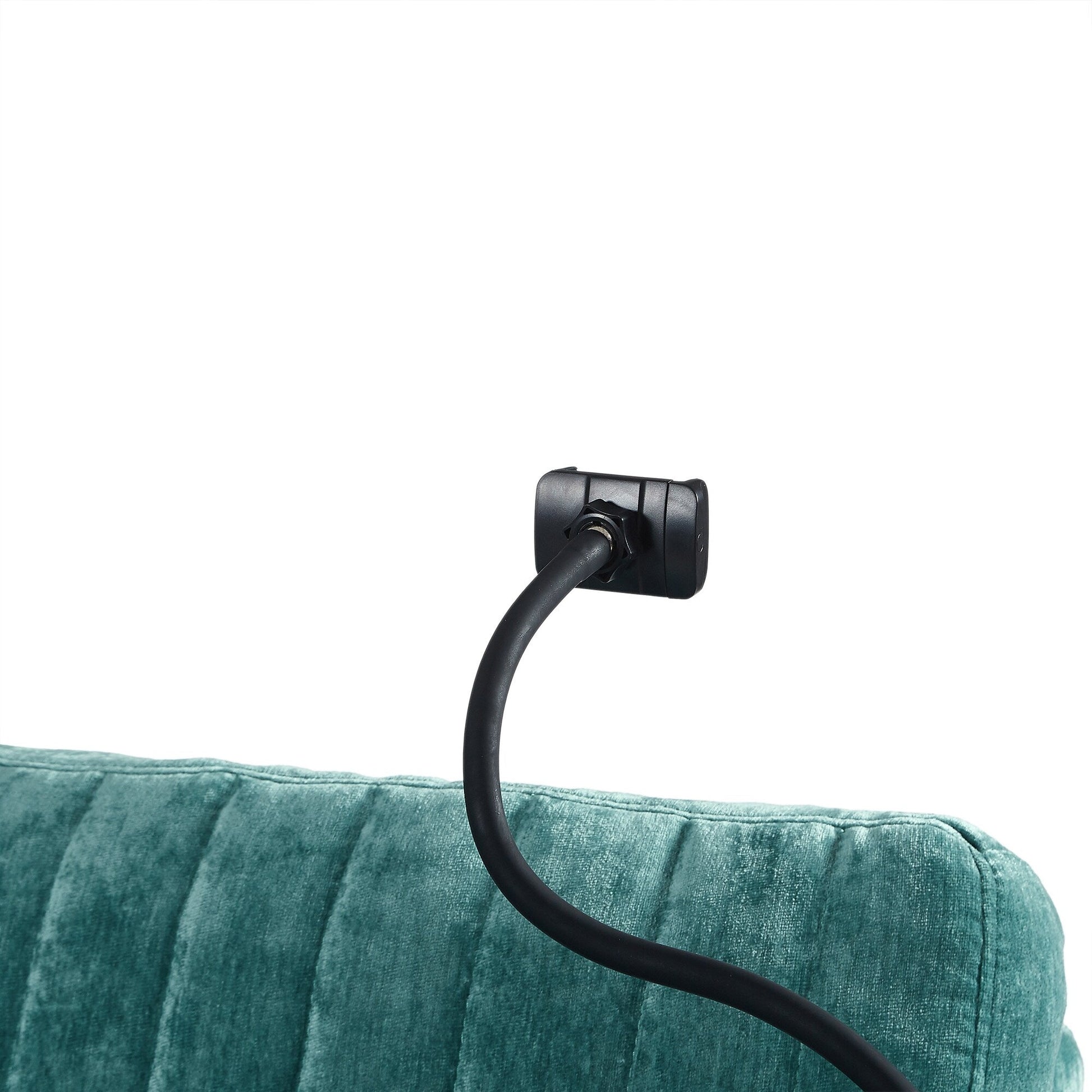 53.9 Chenille Convertible Loveseat with Pull-Out Bed, 3 USB Ports, and Smart Storage