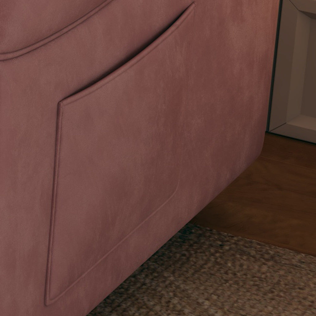 54-Inch Velvet Sofa Bed - Multi-Purpose Design with Retractable Queen Bed and Armrest Storage