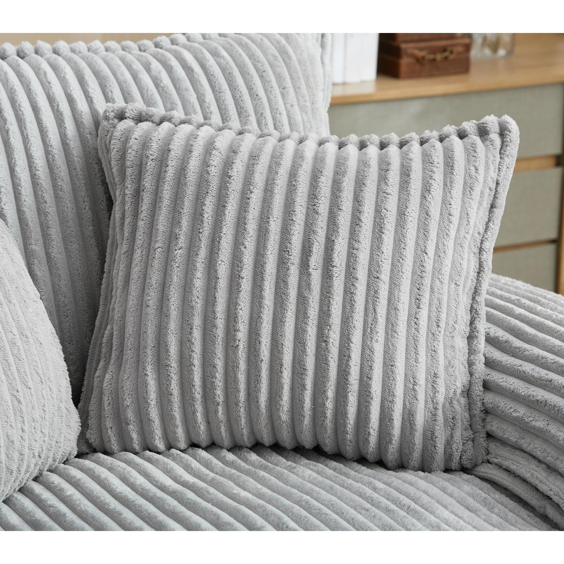 Fauteuil de salon extra large de 54,75 po, canapé-lit moelleux avec coussins et 2 oreillers