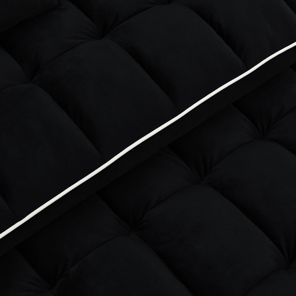 Canapé-lit pliable polyvalent de 141 cm (55,51 pouces) disponible en 3 longueurs.
