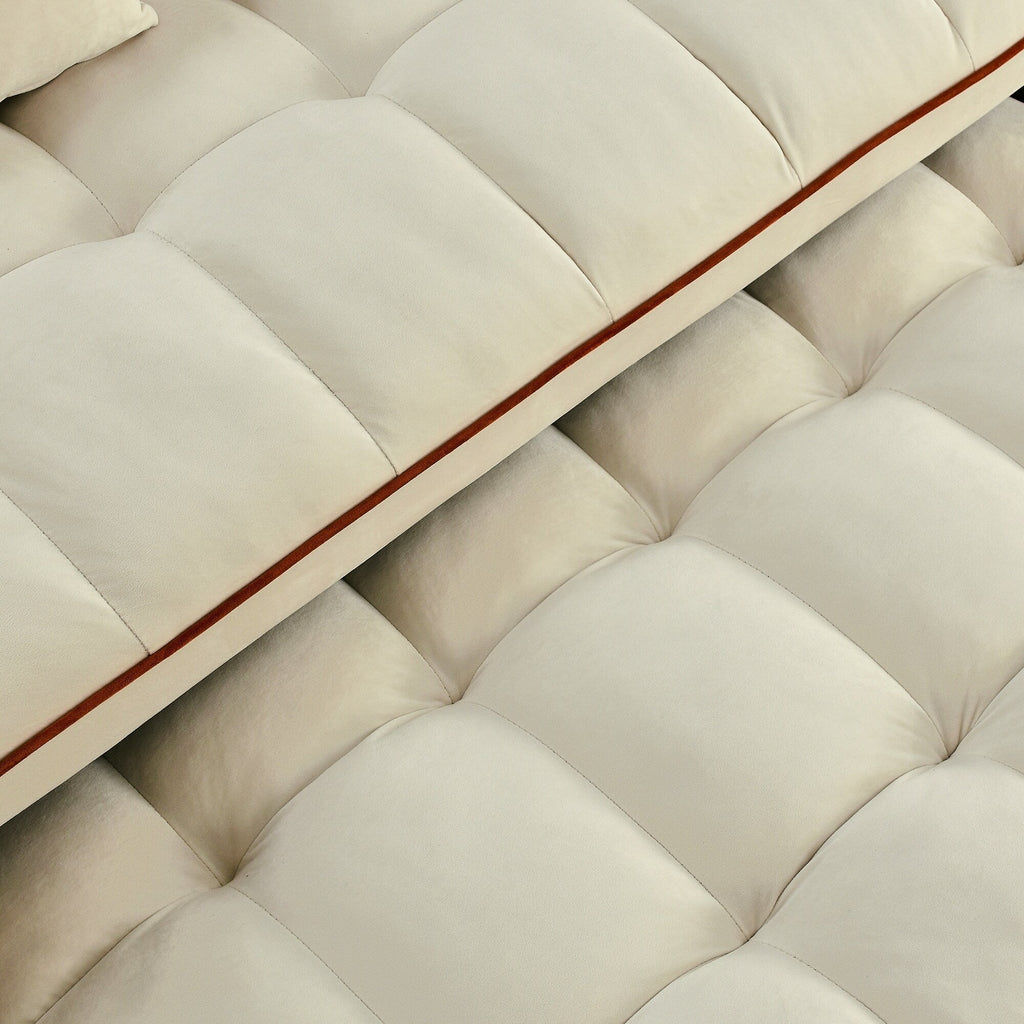 Canapé-lit pliable polyvalent de 141 cm (55,51 pouces) disponible en 3 longueurs.