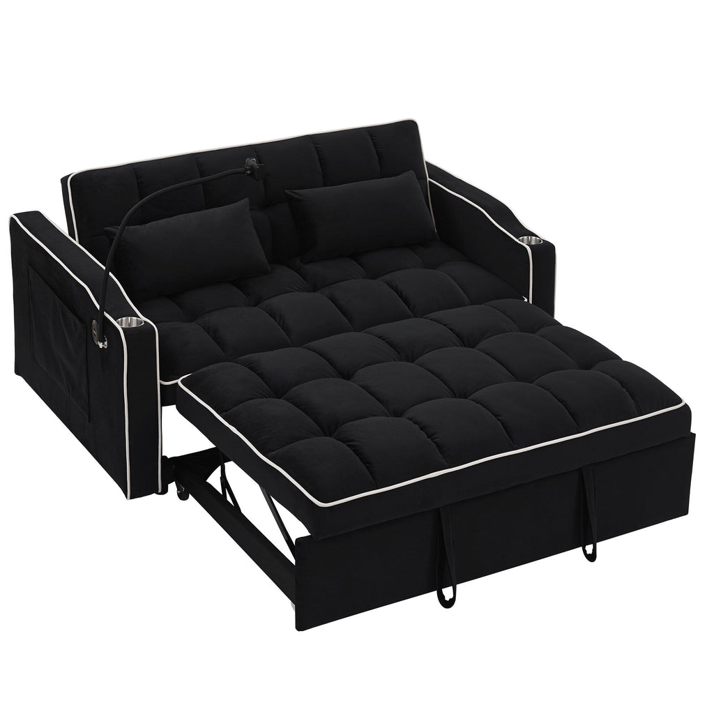 Canapé-lit pliable polyvalent de 141 cm (55,51 pouces) disponible en 3 longueurs.