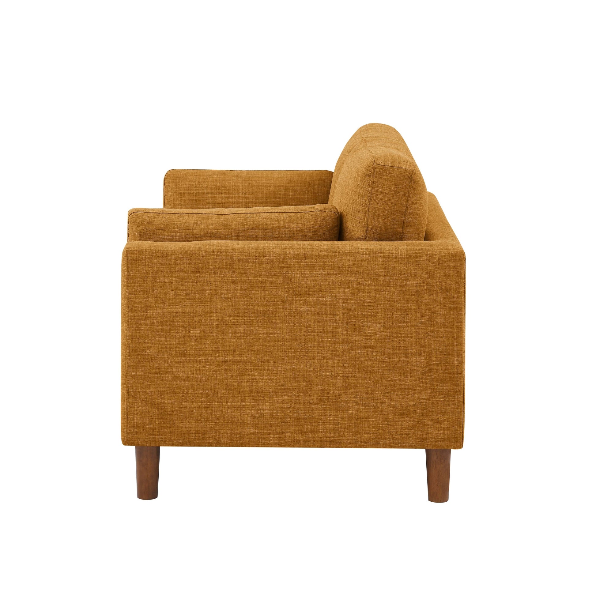 Canapé 2 places en tissu avec pieds en bois - 86 L x 145 l x 85 h (cm)
