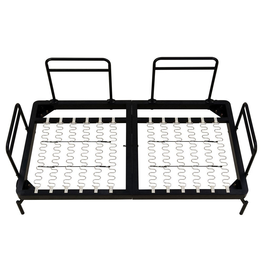 Canapé 2 places moderne 59 avec ports USB flexibles et accoudoirs cylindriques