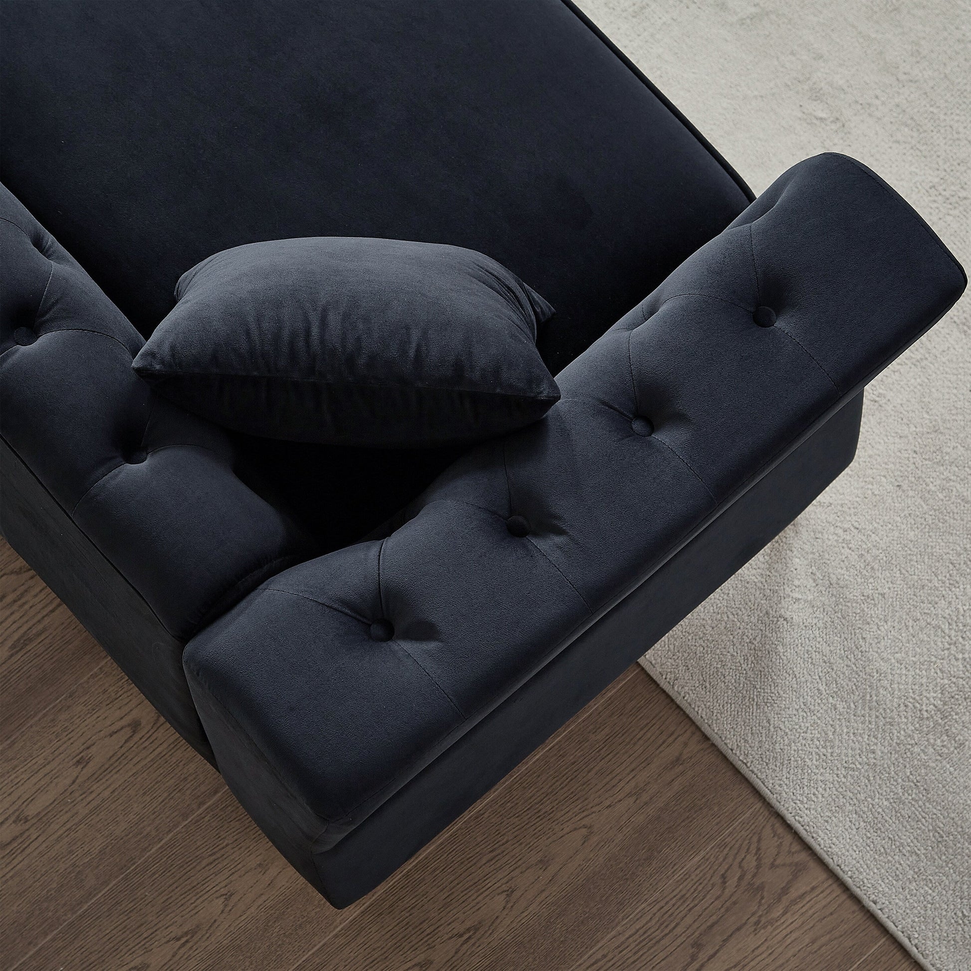 Canapé Chesterfield en velours 60.2