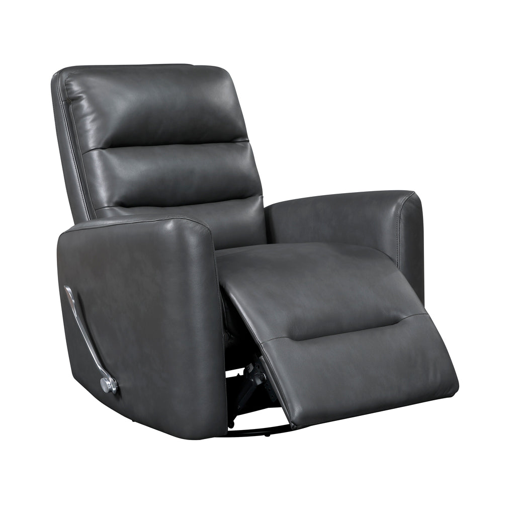 Fauteuil inclinable à balancement pivotant, revêtement en simili cuir respirant, meubles de luxe pour salon, fauteuil de cinéma.