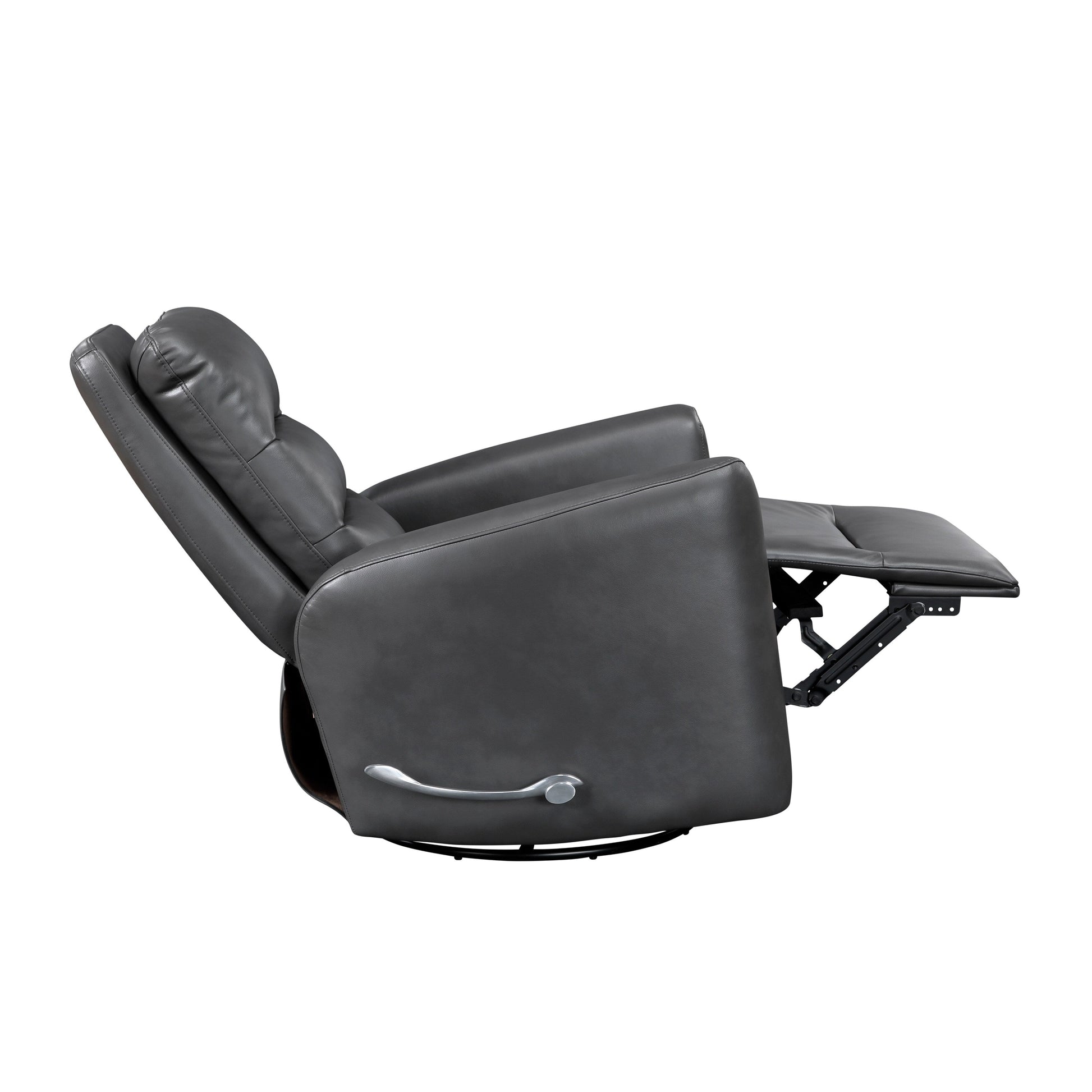 Fauteuil inclinable à balancement pivotant, revêtement en simili cuir respirant, meubles de luxe pour salon, fauteuil de cinéma.