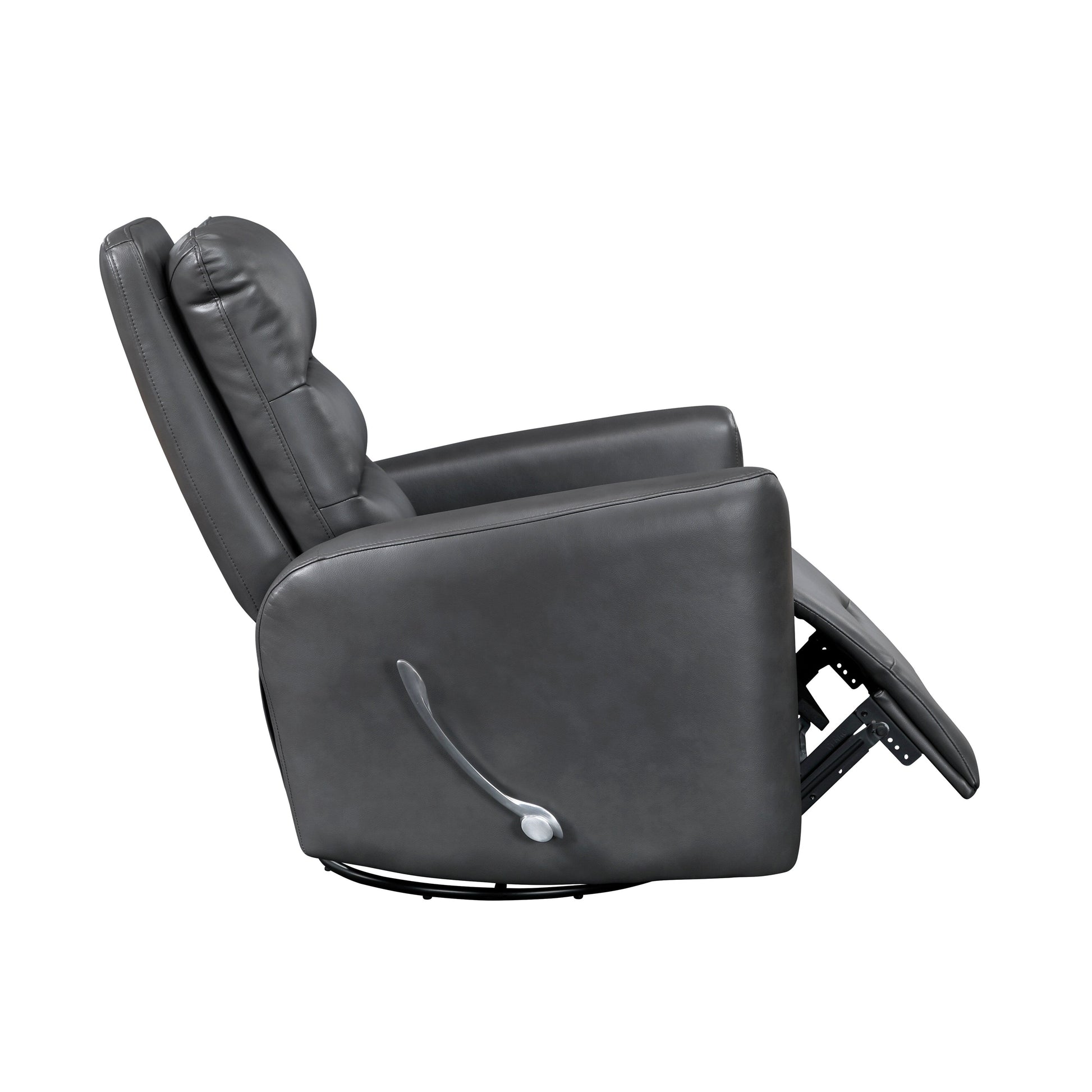 Fauteuil inclinable à balancement pivotant, revêtement en simili cuir respirant, meubles de luxe pour salon, fauteuil de cinéma.