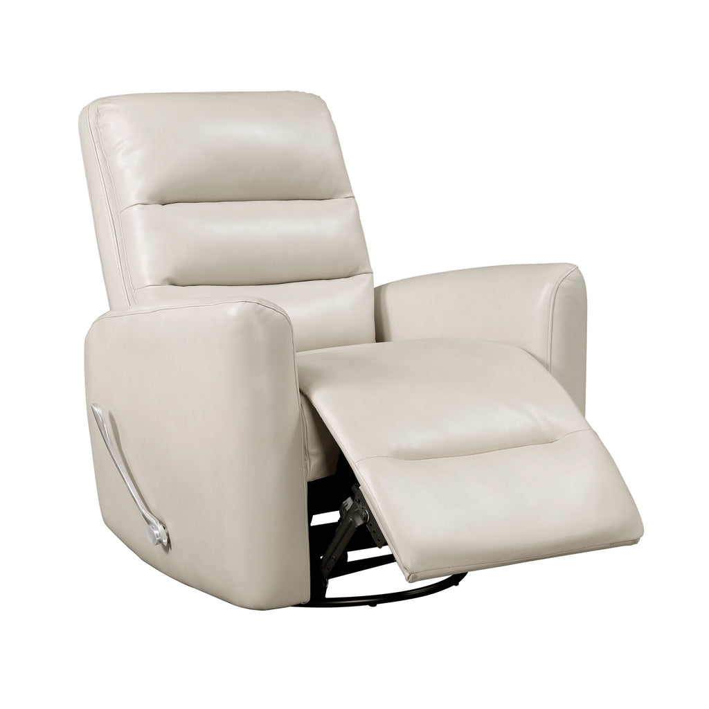 Fauteuil inclinable à balancement pivotant, revêtement en simili cuir respirant, meubles de luxe pour salon, fauteuil de cinéma.
