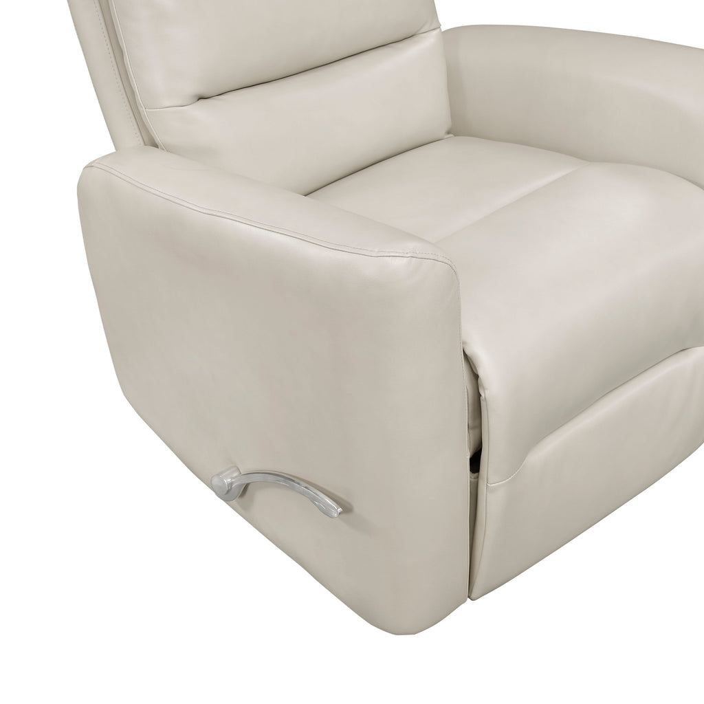 Fauteuil inclinable à balancement pivotant, revêtement en simili cuir respirant, meubles de luxe pour salon, fauteuil de cinéma.