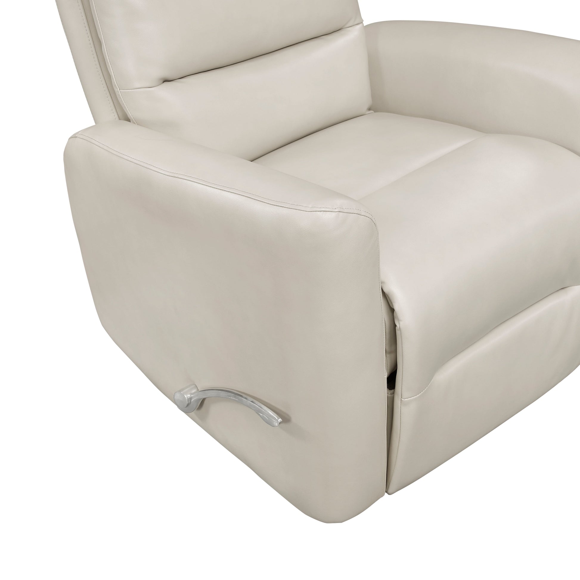 Fauteuil inclinable à balancement pivotant, revêtement en simili cuir respirant, meubles de luxe pour salon, fauteuil de cinéma.