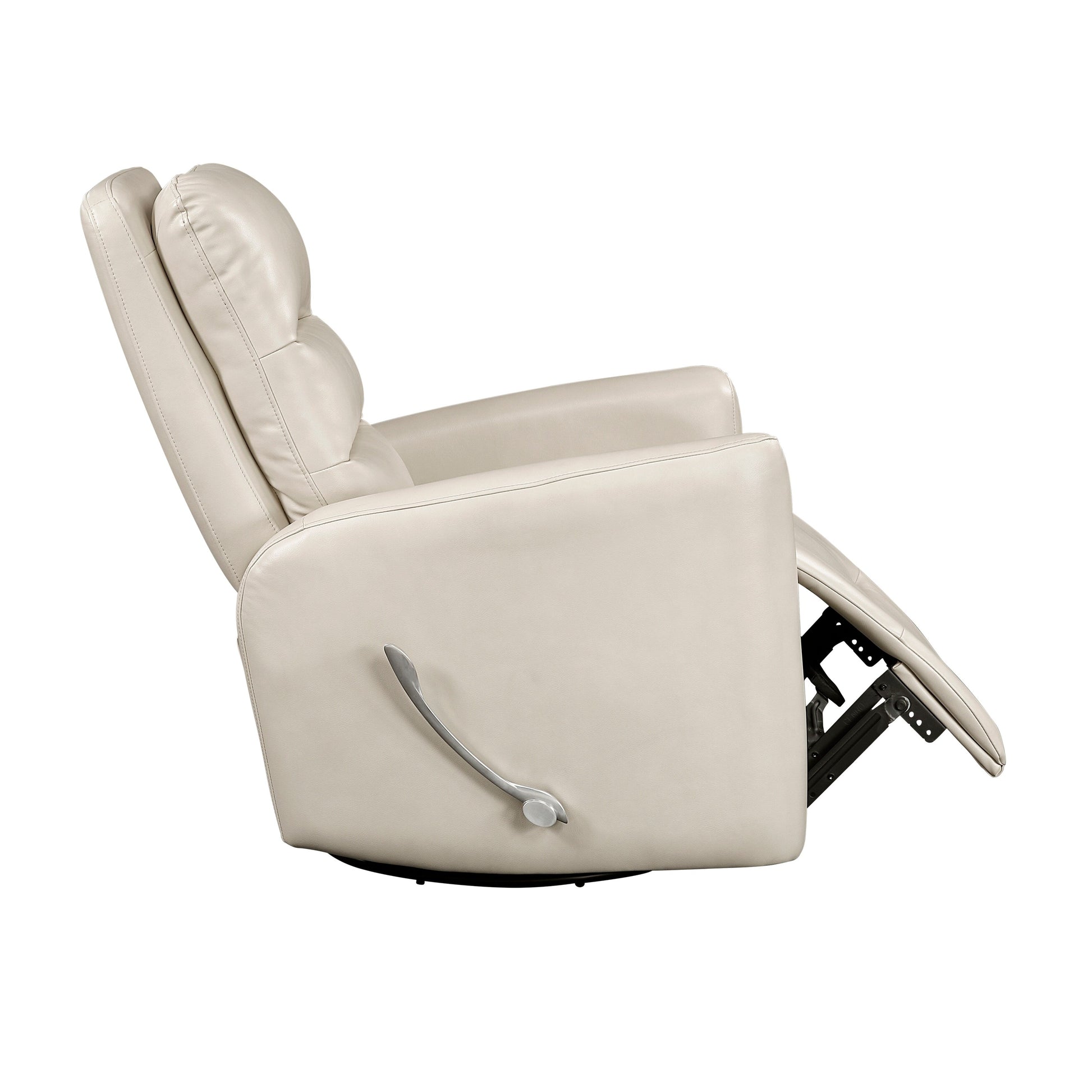 Fauteuil inclinable à balancement pivotant, revêtement en simili cuir respirant, meubles de luxe pour salon, fauteuil de cinéma.