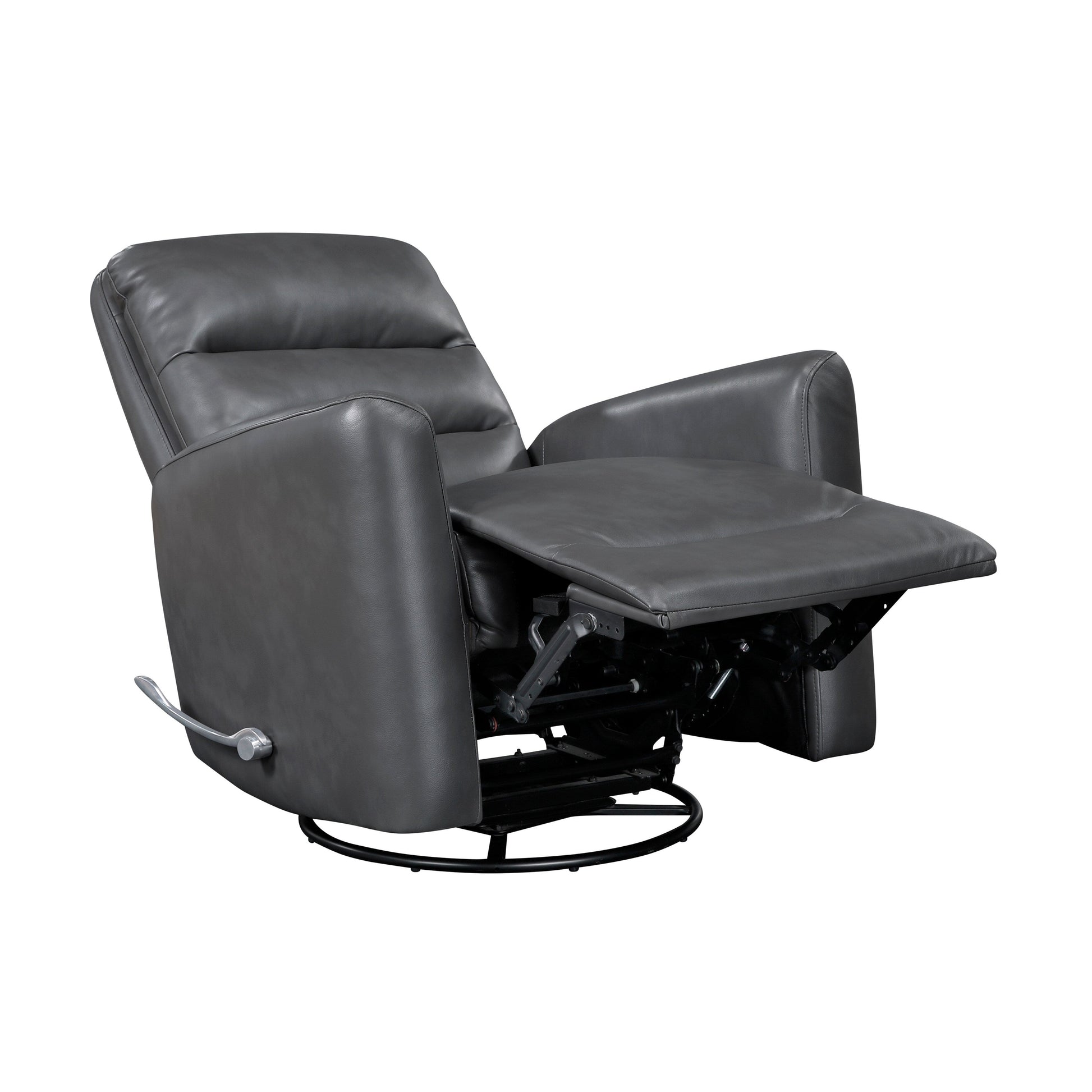 Fauteuil inclinable à balancement pivotant, revêtement en simili cuir respirant, meubles de luxe pour salon, fauteuil de cinéma.