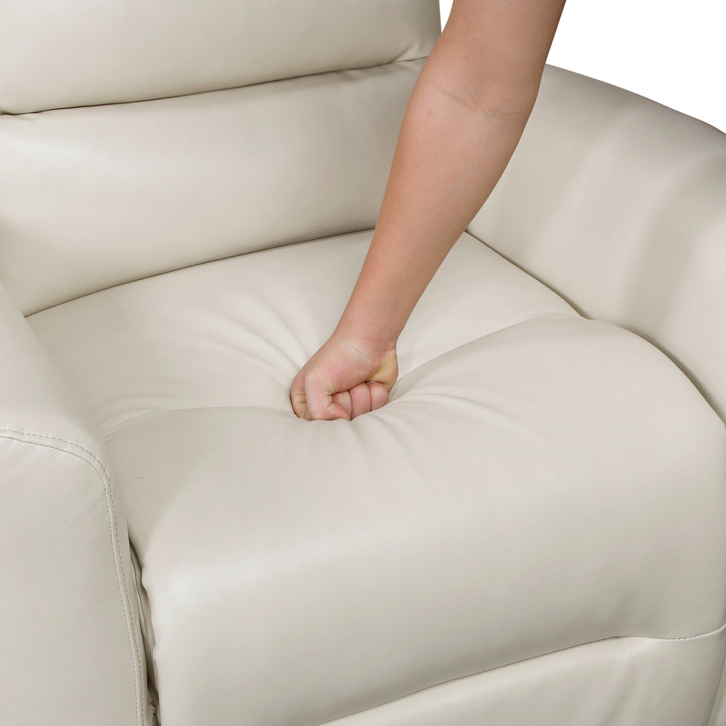 Fauteuil inclinable à balancement pivotant, revêtement en simili cuir respirant, meubles de luxe pour salon, fauteuil de cinéma.
