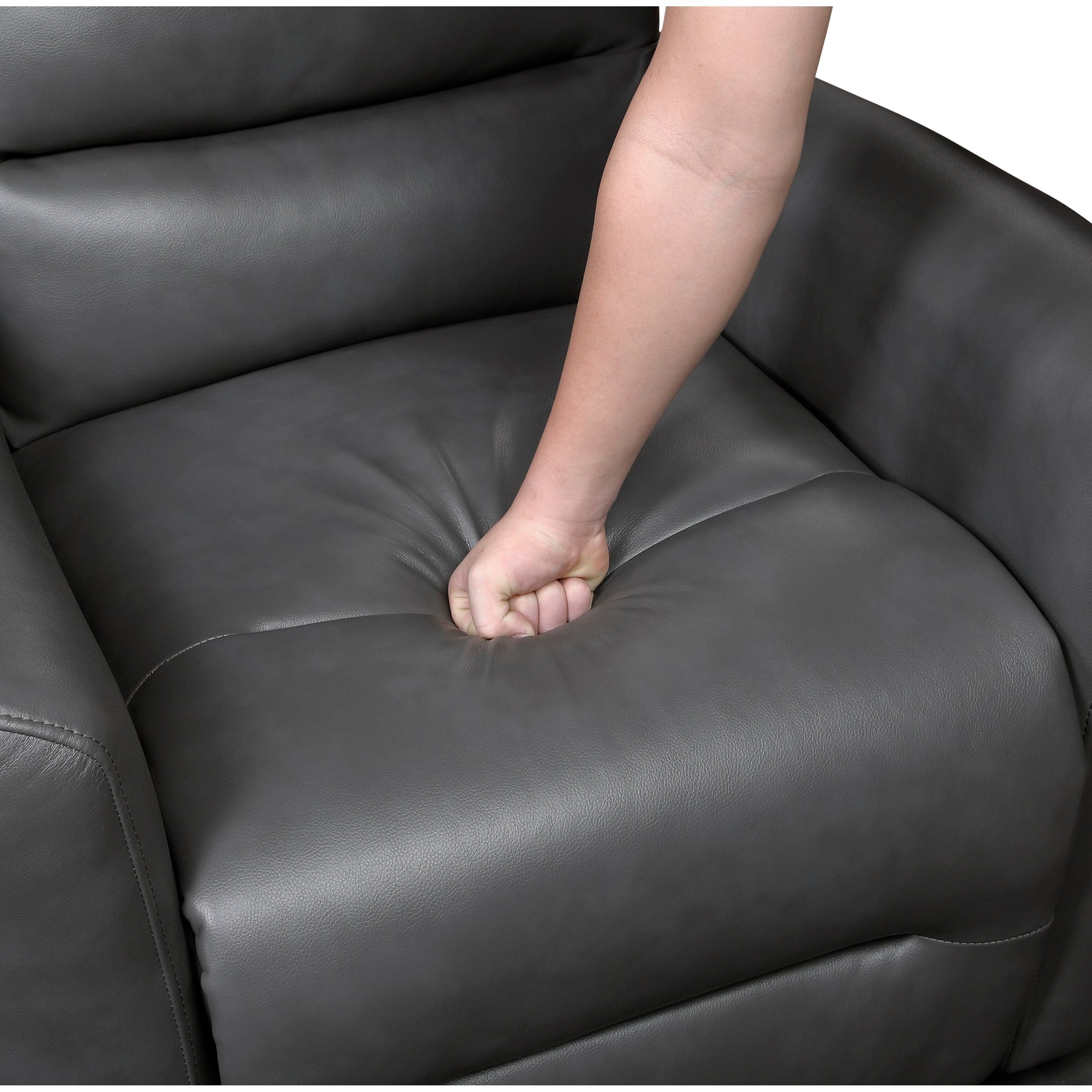 Fauteuil inclinable à balancement pivotant, revêtement en simili cuir respirant, meubles de luxe pour salon, fauteuil de cinéma.
