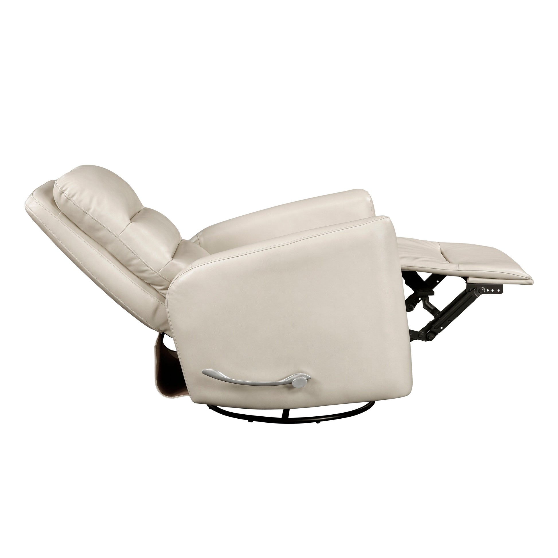 Fauteuil inclinable à balancement pivotant, revêtement en simili cuir respirant, meubles de luxe pour salon, fauteuil de cinéma.