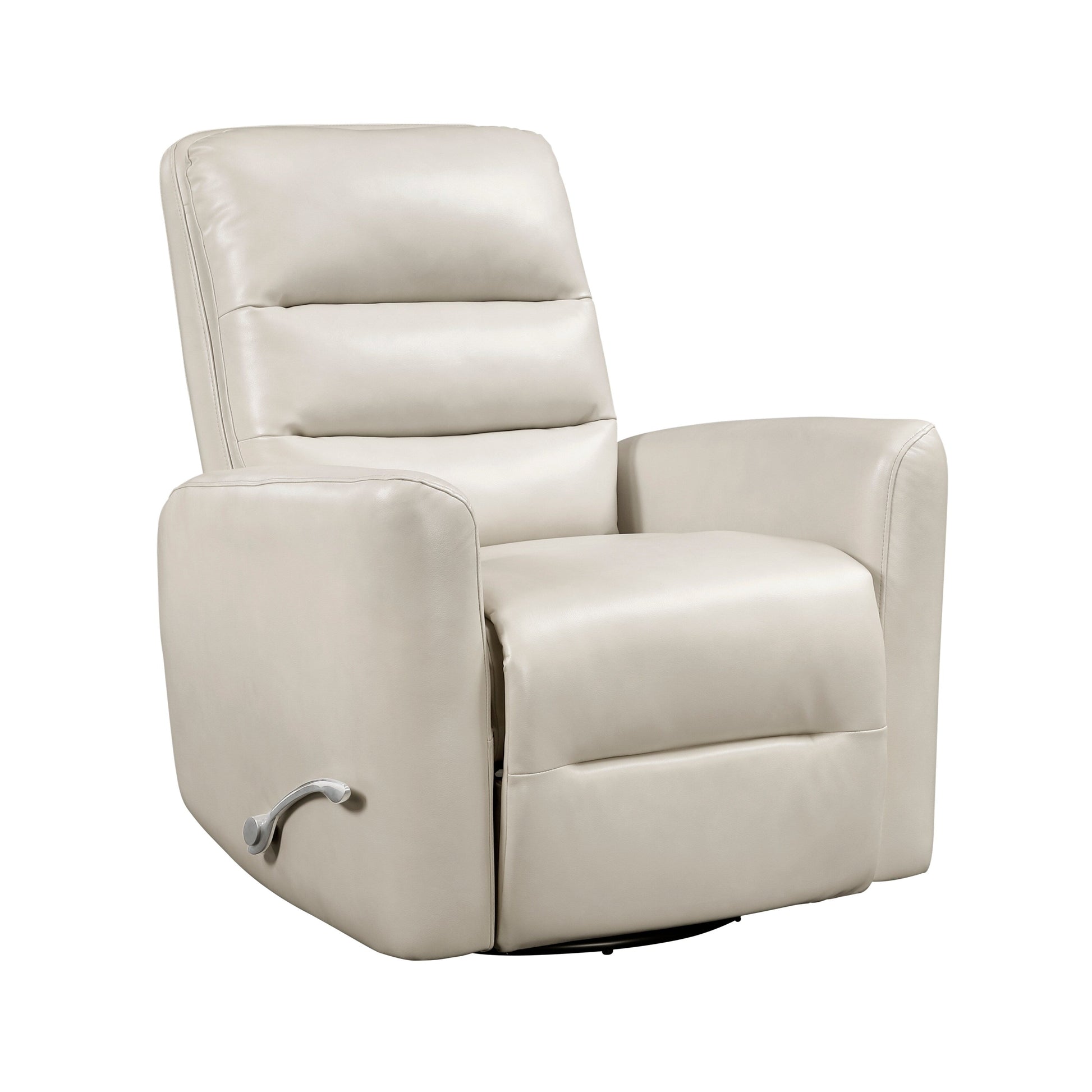 Fauteuil inclinable à balancement pivotant, revêtement en simili cuir respirant, meubles de luxe pour salon, fauteuil de cinéma.