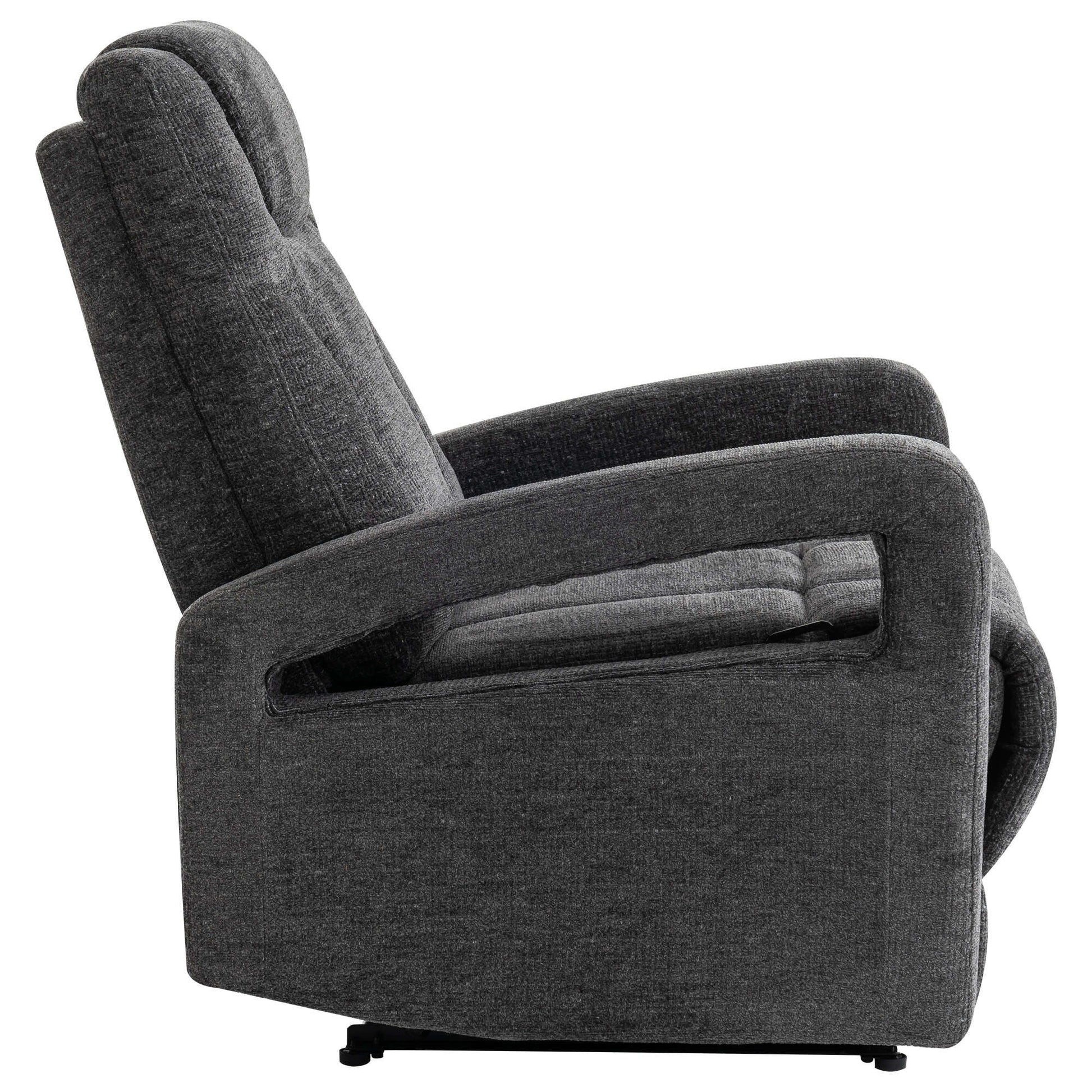 Set of 1 Upholstered Push Recliner Chair