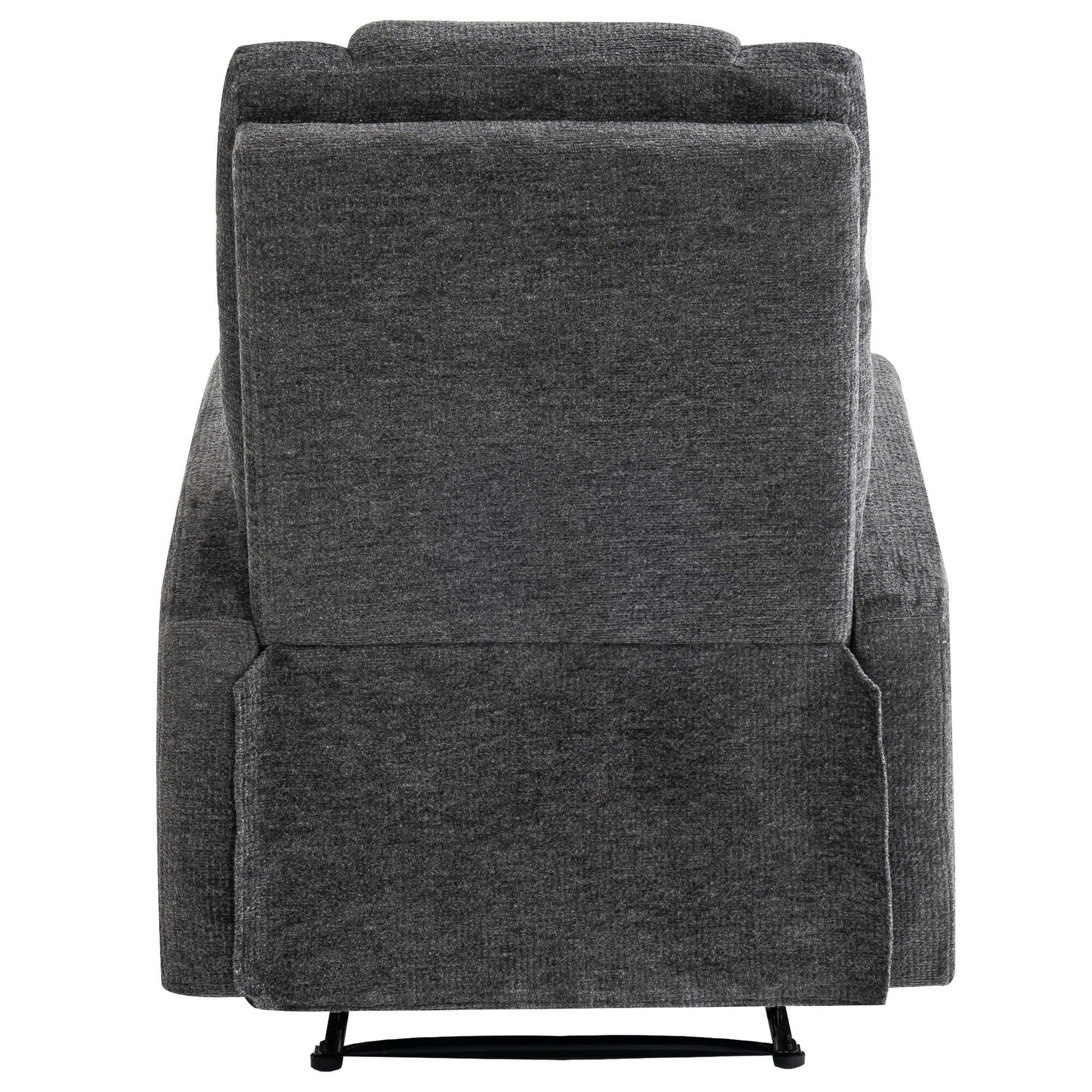 Set of 1 Upholstered Push Recliner Chair