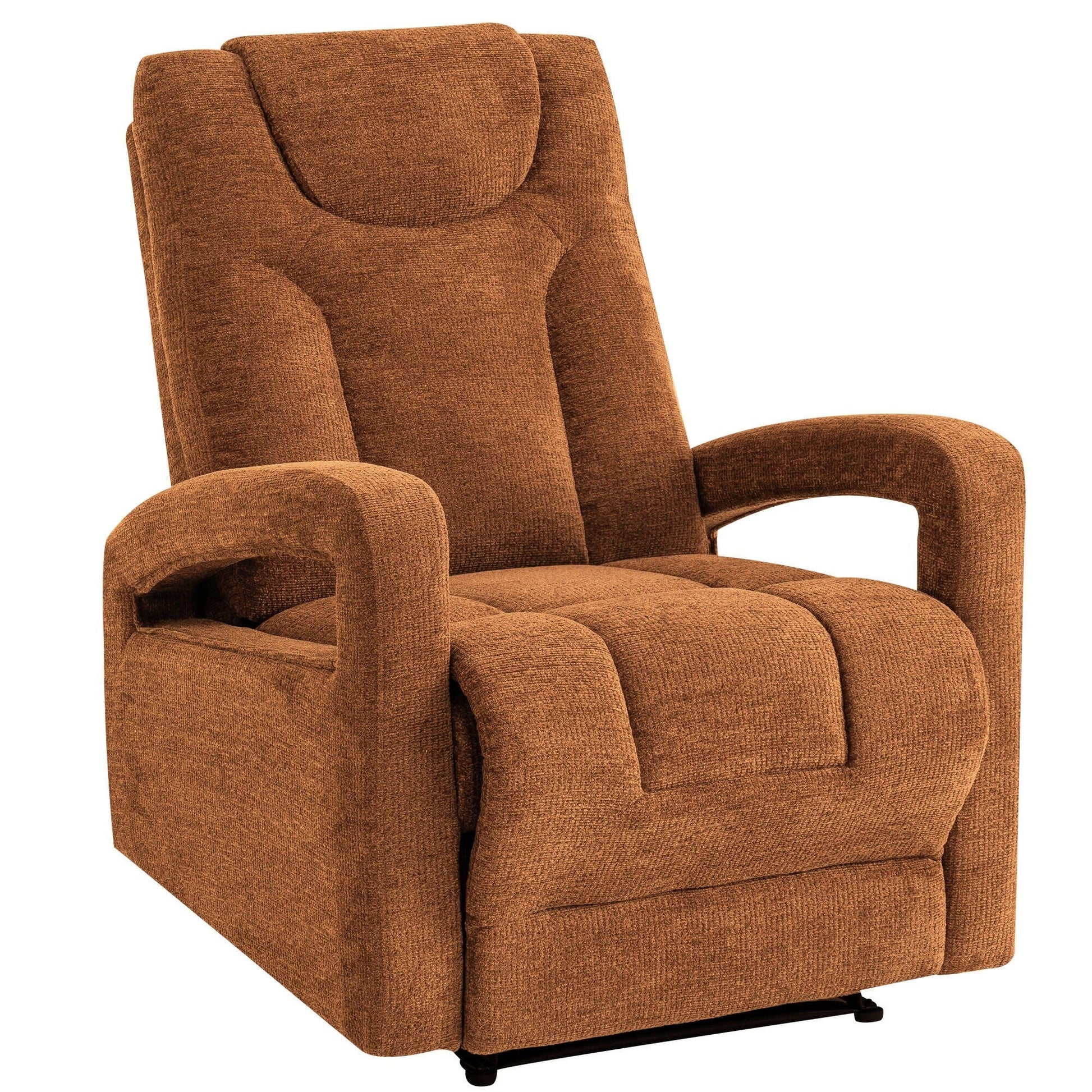 Set of 1 Upholstered Push Recliner Chair