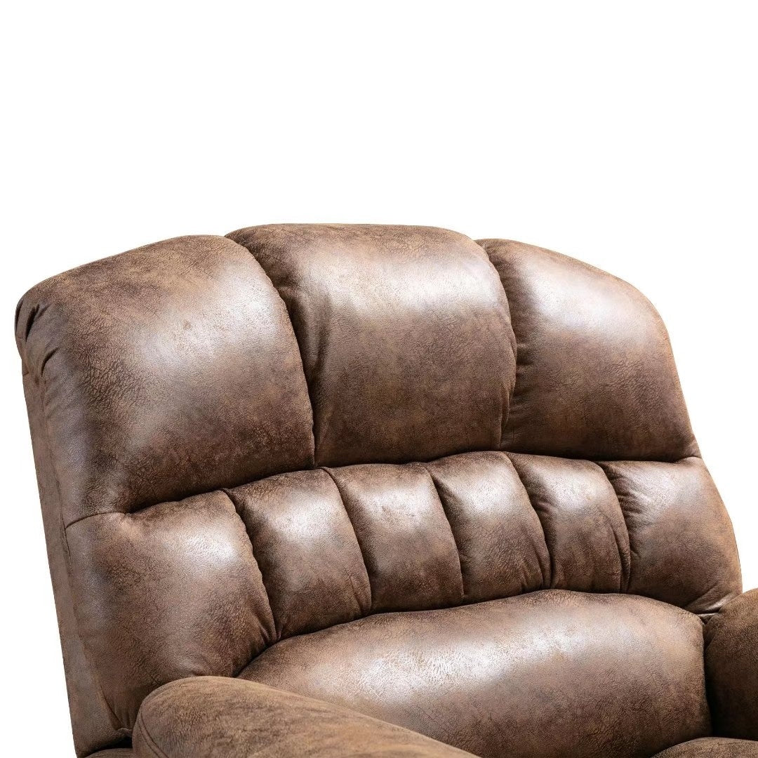 Fauteuil inclinable électrique surdimensionné de 42 pouces avec massage et chauffage